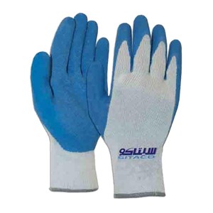 Cotton Glove With Rubber Coated Palm